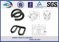 Track Accessories Elastic Rail Clips For Railway Fastening System TUV SGS ISO9001