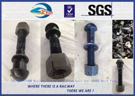 1'' x130mm Railway Track Bolts , Fish Bolts With Plain Oiled Treatment