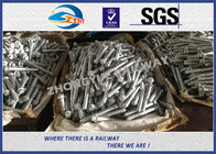 M24 X 214mm Railway Sleeper track spikes or screw spikes With HDG coatings