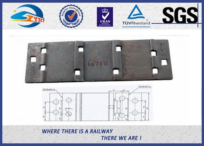 Customized Surface Forged Rail Tie Plate QT500-7 Cast Rail Base Plate