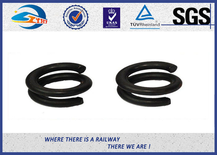 65Mn Spring Steel Double Coil Washer / Bouble Layer Waher Black Surface Treatment
