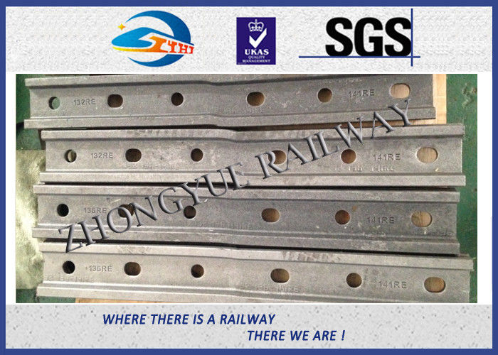 6 Holes 132RE 136RE Railway Fish Plate Rail Joint Bars With Plain Colors